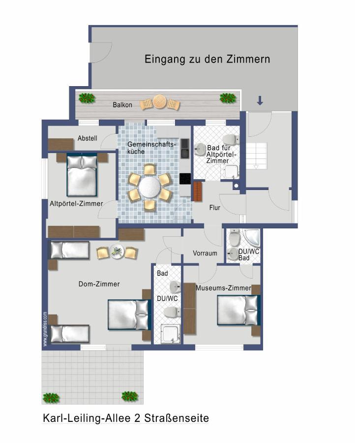 Zimmer Am Museum Speyer Buitenkant foto